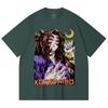 230 Gsm 100% Cotton Demon Slayer V105 Kokushibo Print Unisex Heavy Cotton T Shirt