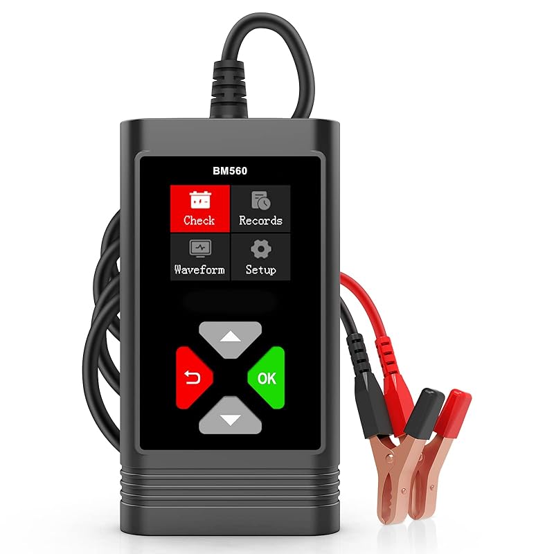 BM210 12V 24V 36V 48V 60V 72V Battery Meter, Waterproof LED Batterys Voltage Display Acid&Lithium Battery Gauge Meter for Golf Cart EZGO Club CAR and
