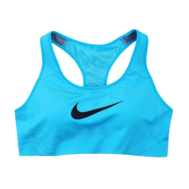 

Nike Pro Classic Padded High-Neck Sports Bra Blue Black For Women 831210-407 XS