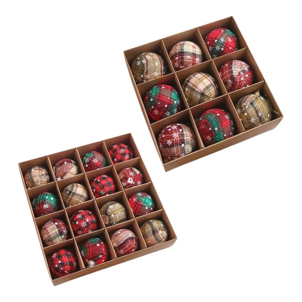 Shatterproof Christmas Foam Ball Pendant 6cm/8cm Christmas Tree Ornaments  Holiday Party Decor