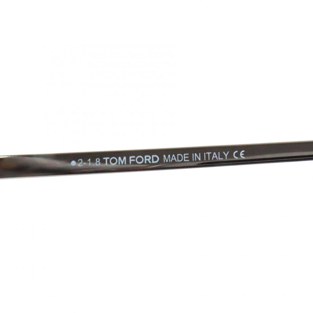 Excellent TOM FORD Glasses Marble Pattern Wellington type Brown mens TF5496 056 Used