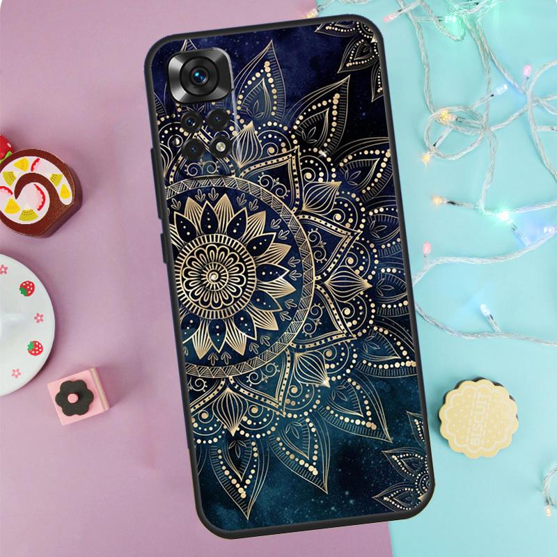 Mandala Mandala Case For Xiaomi Redmi Note 9 10 11 12 13 14 Pro 9S 10S 11S 12S Redmi 14C 10C 12C 13C Cover