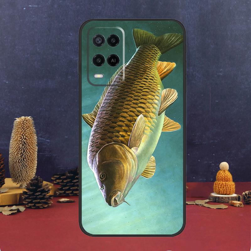 CARP FISH FISHING Case For Oppo A5 Pro A6 A15 A18 A38 A58 A78 A98 A54 A74 A94 A17 A57 A80 A60 A40 A16 A76 A96