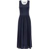 Lyocell Wool Blend Sleeveless Maxi Dress