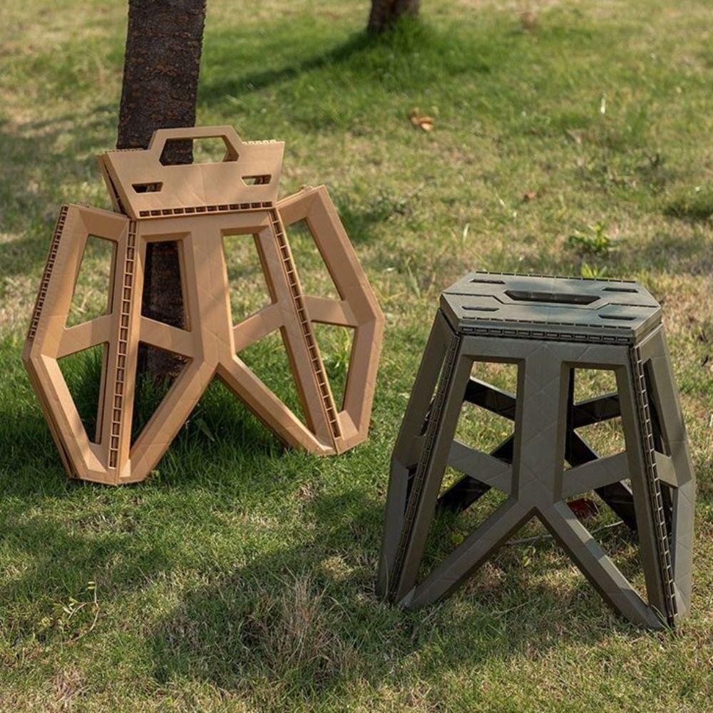 High Load-bearing Camping Chair Portable Fishing Chair Camping Accessories Folding Step Stool  Kids