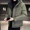 Hooded Down Jacket Men's Winter 2025 New High-end American Workwear Warm Jacket Jacket Men's Cotton Jacket