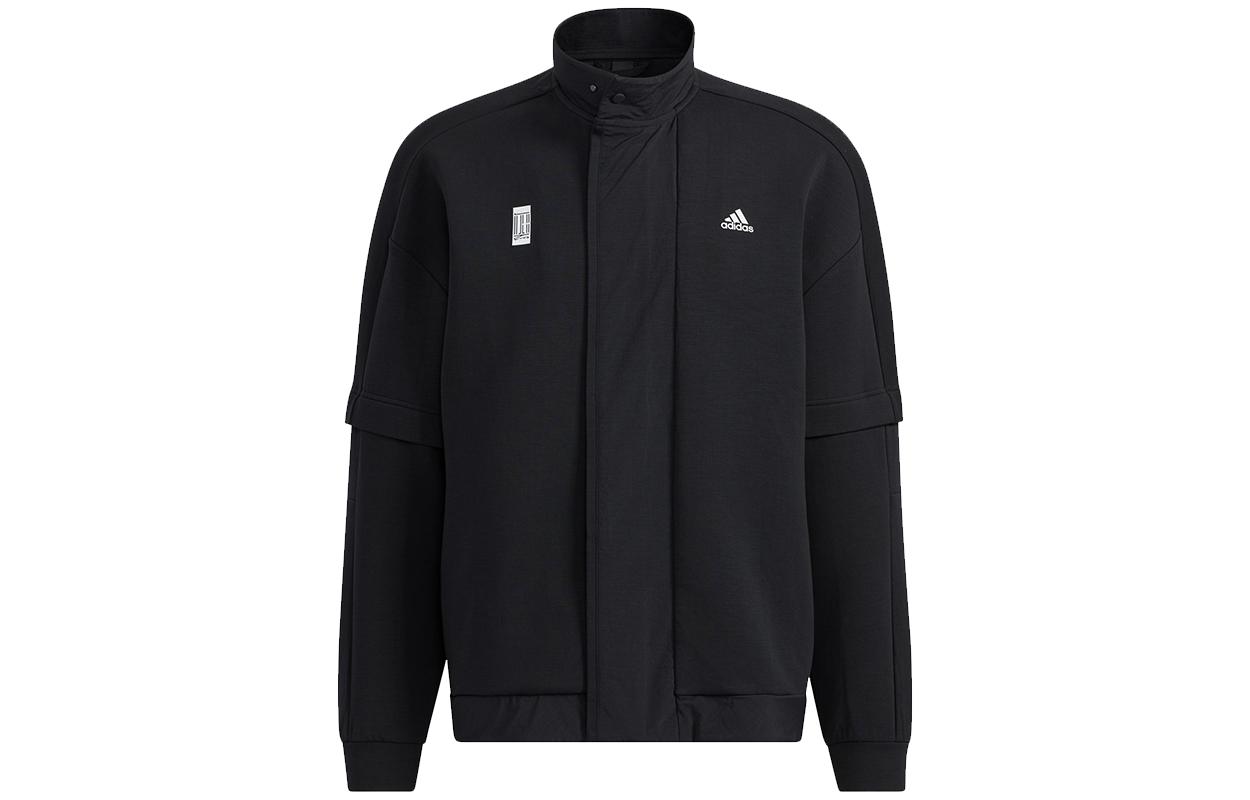 Adidas Jackets Men s Black Stand Collar Moderate Other H39318 S