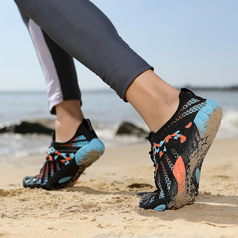 Unisex Szybkoschnące Buty do Wody Oddychające Barefoort Sneakersy do Brodzenia po Plaży Lekkie Antypoślizgowe Buty do Sportów Wodnych na Surfing Wędkarstwo