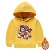 New Style Velvet-Enhanced Hooded Sweatshirt Two-Piece Set for Boys and Girls - Thick Warm Clothing for Autumn and Winter
