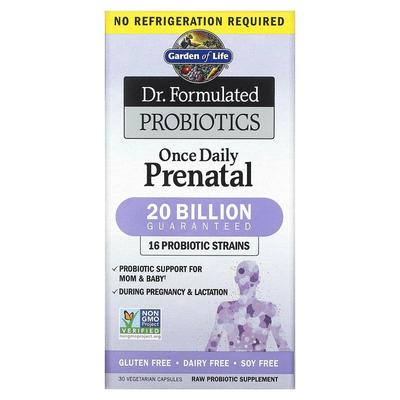 Dr. Formulated Probiotics for Pregnant Women, 30 Veggie Capsules, 1 Tablet Per Day