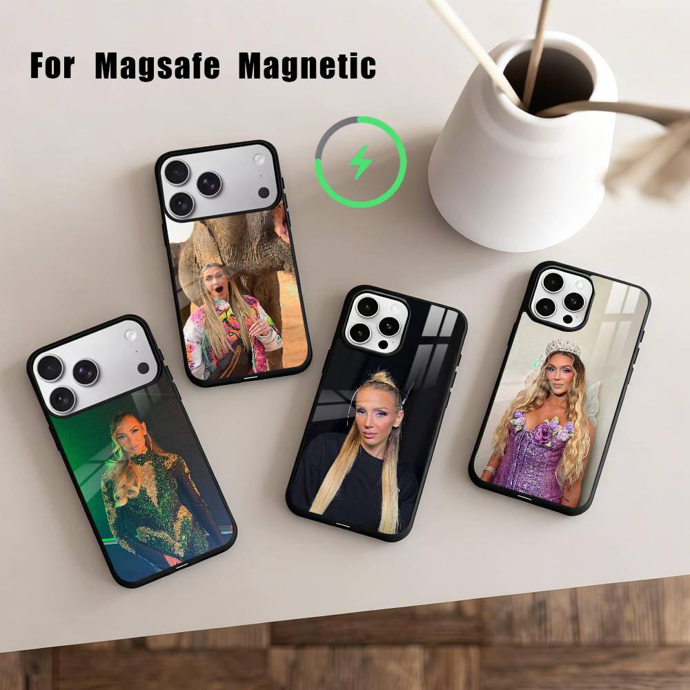 C-Charlotte Flair Phone Case For iPhone 17,16,15,14,13,12,Plus,Pro,Max for Magsafe Magnetic Wireless Charging