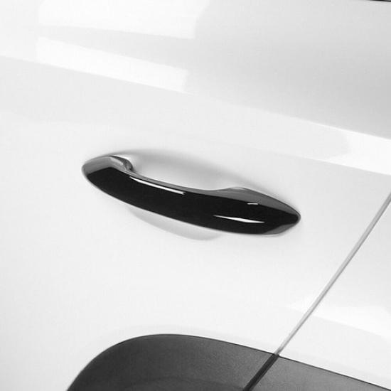 4x ABS Black Side Door Handle Cover for For Hyundai Tucson -25 Touch Version