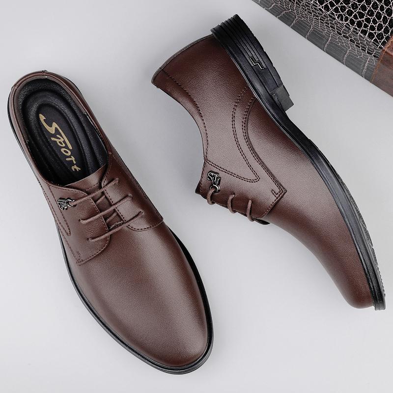 Unisex Thick Sole Dress Shoes Smart Casual Shoes Smart Casual Walking Office Commuting and Travel Everyday Formal Style Sizes 37-45