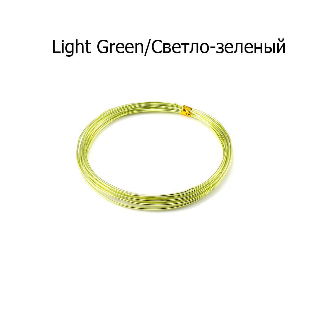 2-10M/Roll Soft Anadized Metal Aluminum Wire Versatile Painted Handmade Craft Floristry Wires For DIY Earrings Jewelry Makings