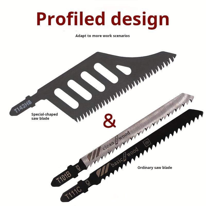 Carbon Steel Irregular Curved Saw Blade - Special-Shaped Scroll Saw Blade for Precise Wood Cutting, Manual Use, DIY & Professional Woodworking Tools
