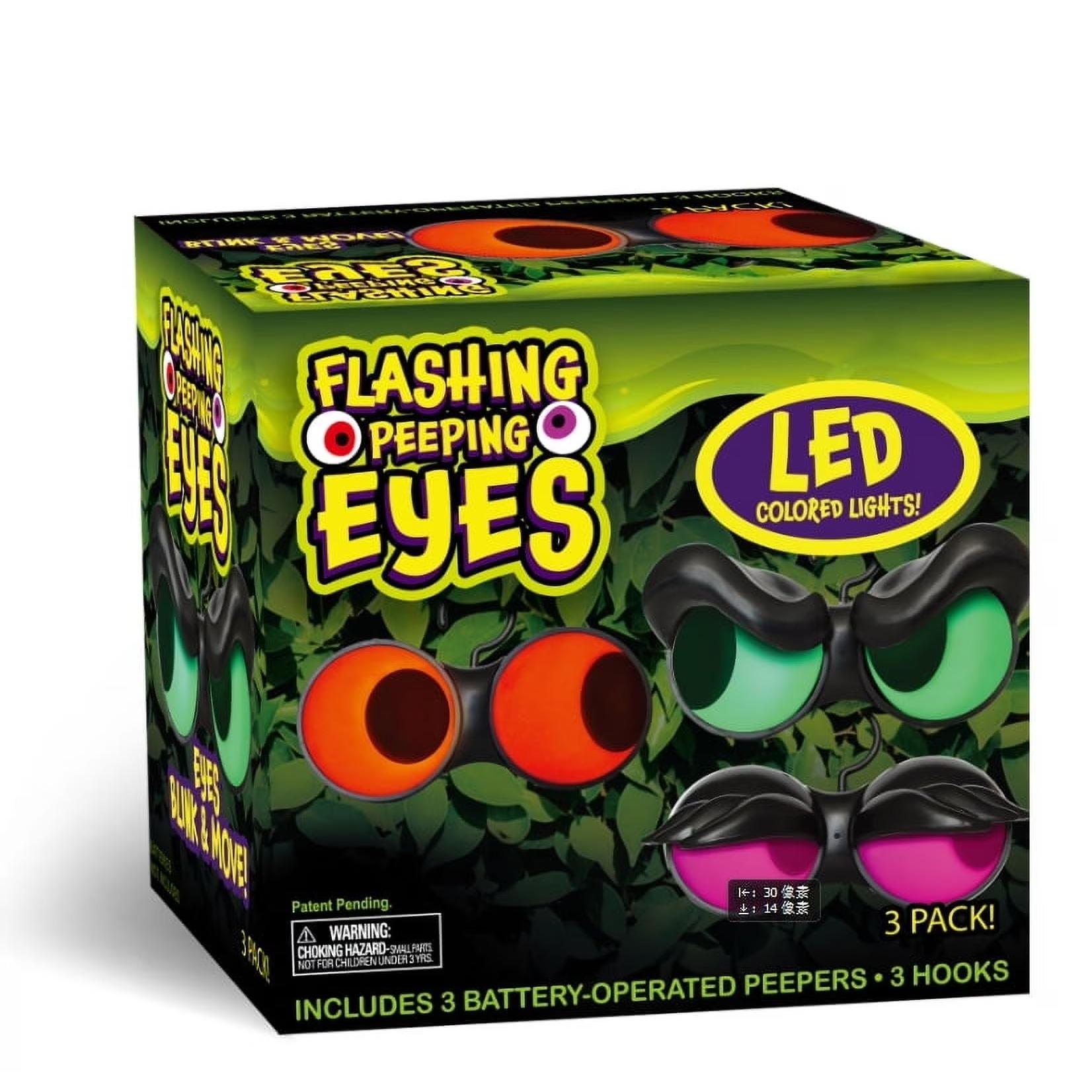 

Joyfy 3 Packs Halloween Animated Flashing Peeping Eyes Lights Decorations for Halloween Car Decorations