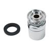 360-Degree Rotate Water Faucet Aerator Chrome Faucet Aerator Silver