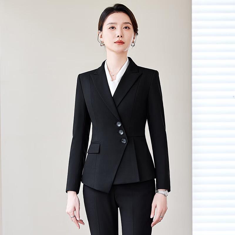 Kaseye Women s Long-Sleeve Slim Business Suit Set XXXL