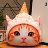 Cat Fan Cute 3d Plush Cat Pillow Soft Sofa Cushion Gift For Girls