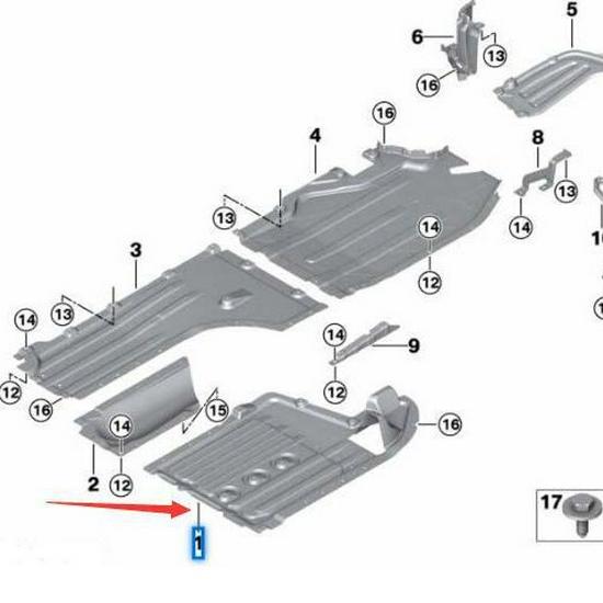 Suitable Gearbox Skid Plate for BMW X5 G05, X6 G06, X7 G07