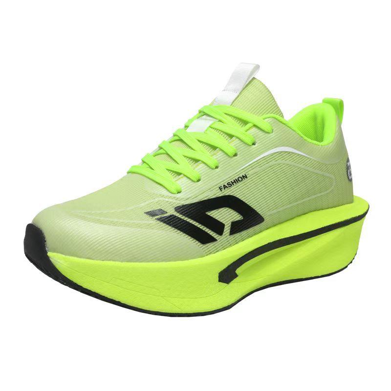 Men's shoes autumn and winter new breathable running shoes shock absorption and rebound men's and women's racing soft-soled rebound running sports