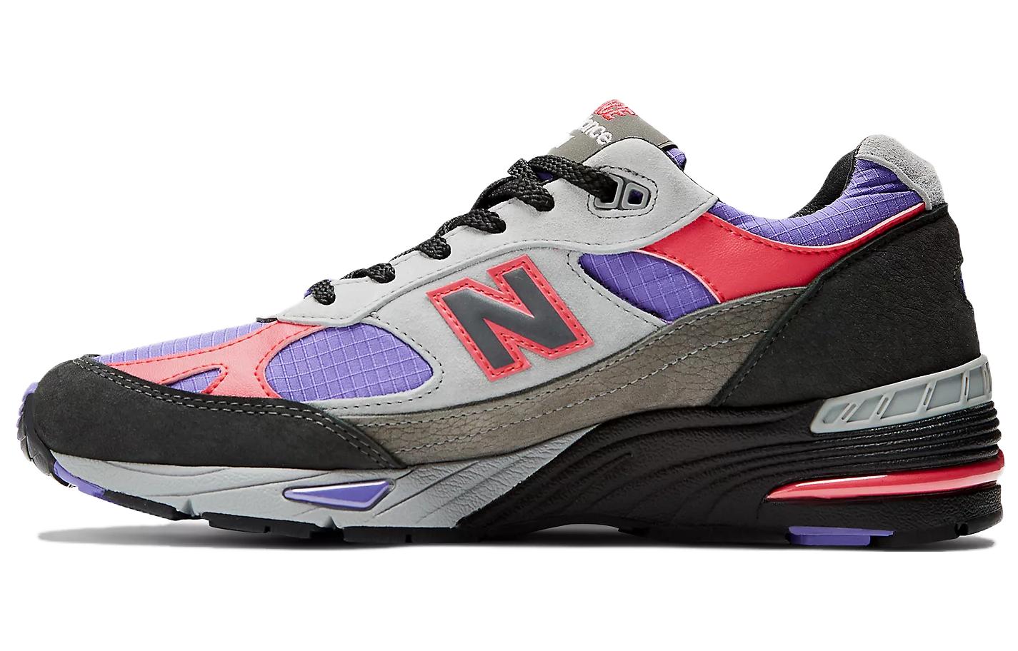 991 Palace x Wmns New Balance Сделано в Англии Black Ultra Violet Женские W991PLE 40