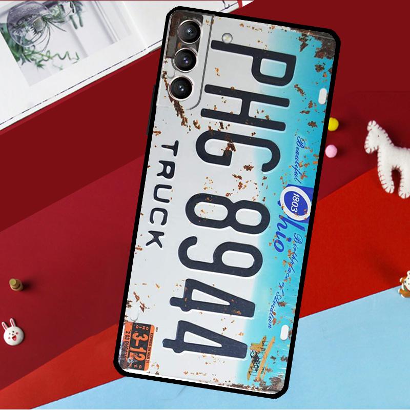 

Ретро Забавная Номерная Табличка Чехол Для Samsung Galaxy S26 S25 S24 S22 S23 Ultra Plus S20 S21 FE S9 S10 S25 FE Чехол Для Телефона Galaxy S22 Plus