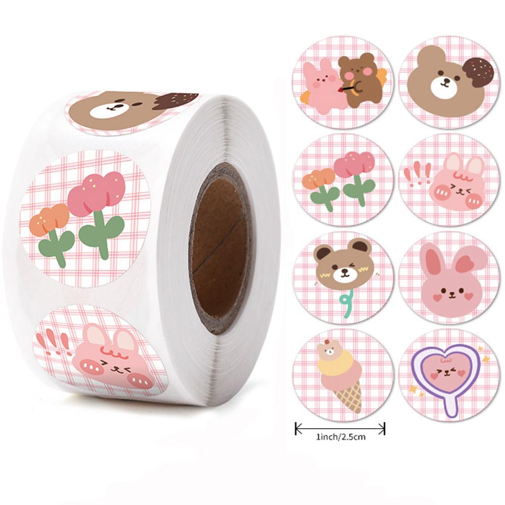 High-Standard 500Pcs/Roll High-Standard Reward Premium-Quality Stickers Top-Grade For Youngsters Top-Grade Children Superior-Grade Kindergarten