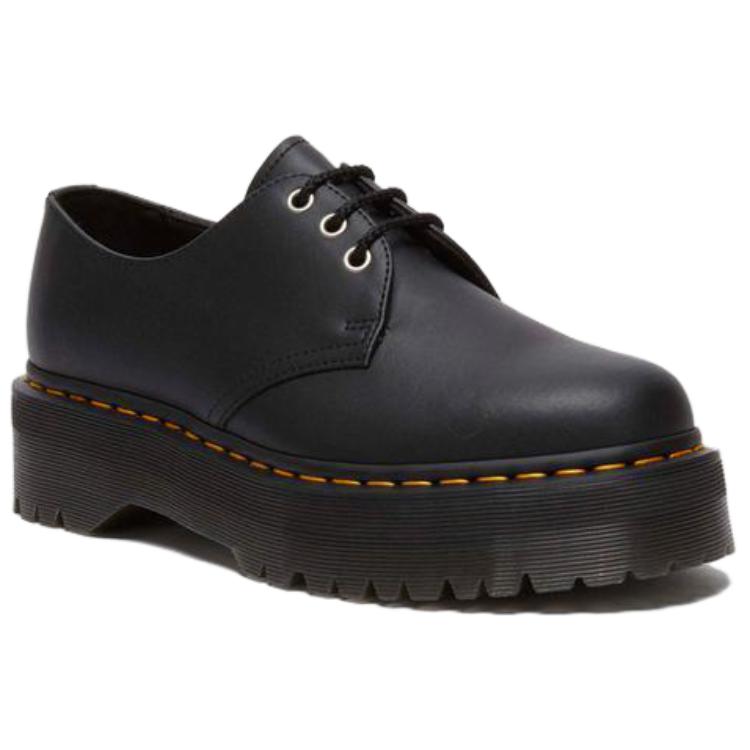 Dr. Martens Leather Versatile Casual Shoes Women Shoes Black 32064001