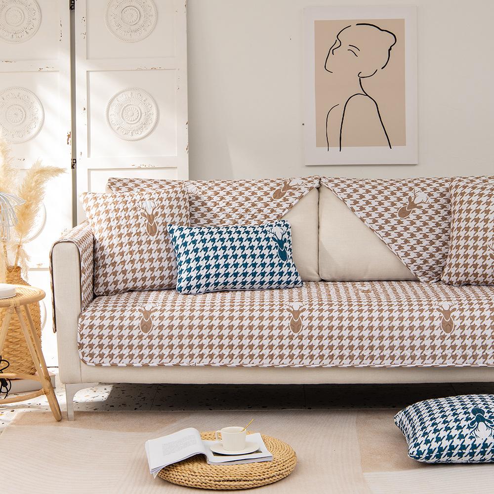 

Four Seasons Universal Non-Slip Sofa Cushion Cover Modern Simple Fashionable Baby Sling Sets for Home Decor 90*90cm
