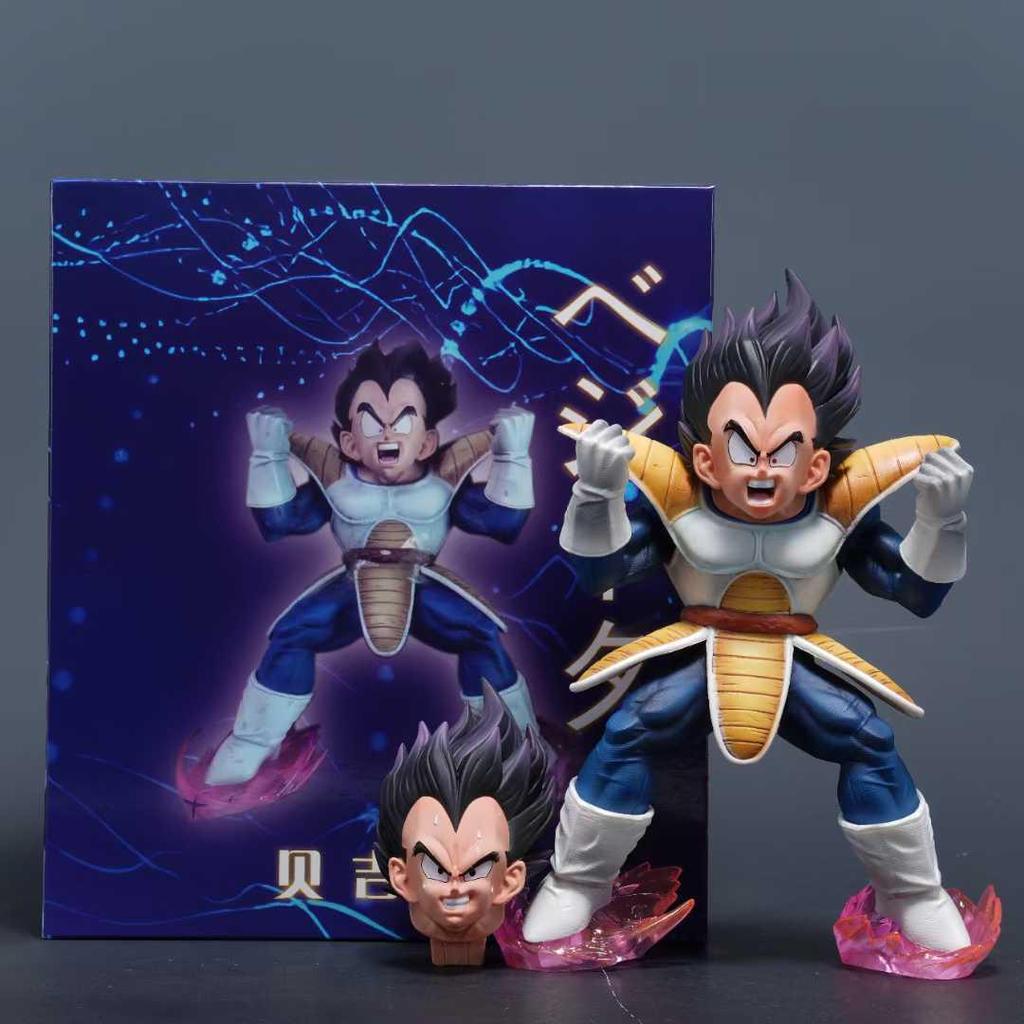 Dragon Ball Anime Vegeta & Goku Figure Ornament - Desktop Decoration Gift