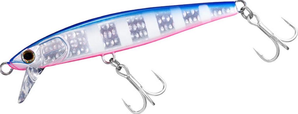 Leurre Coulant Daiwa Sawarash 110HS - Bleu Zèbre Rose - 110mm 35g Pour Pêche En Mer