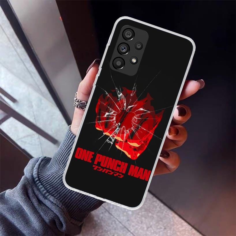 One P-Punch-Man Saitama King Phone Case For Samsung Galaxy A17 A57 A37 A16 A26 A36 A56 A15 A25 A35 A55 A14 A13 A54 A53 A34 A24 A