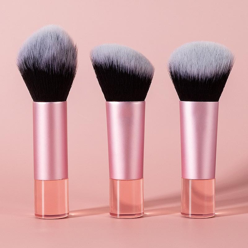 

3PCS Loose Powder Honey Powder Blush Nail Art Dust Brush Short Handle Beauty Tool Setting Makeup 3PCS