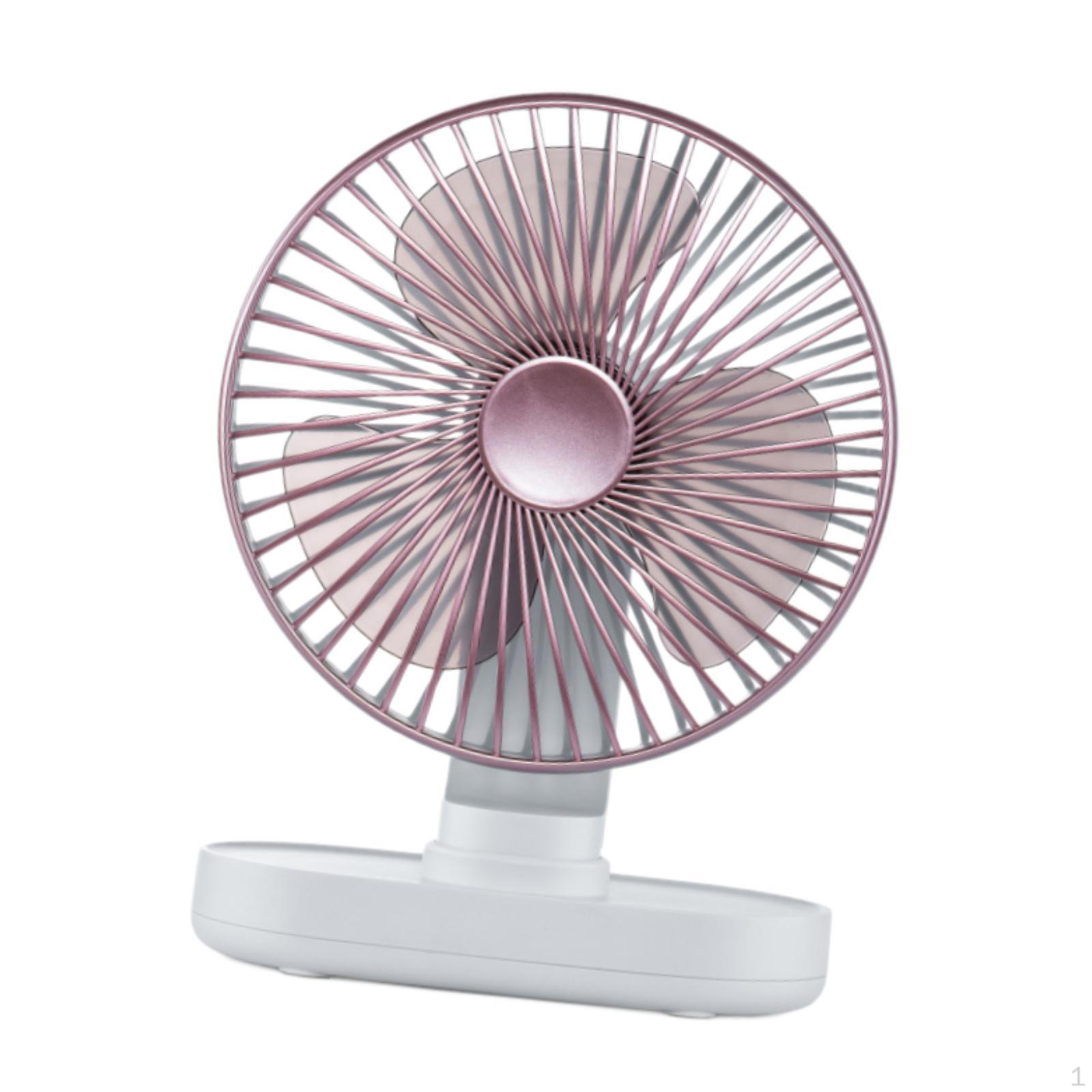

Compact Desk Fan with 4 Speed Settings for Versatile Cooling рожевий