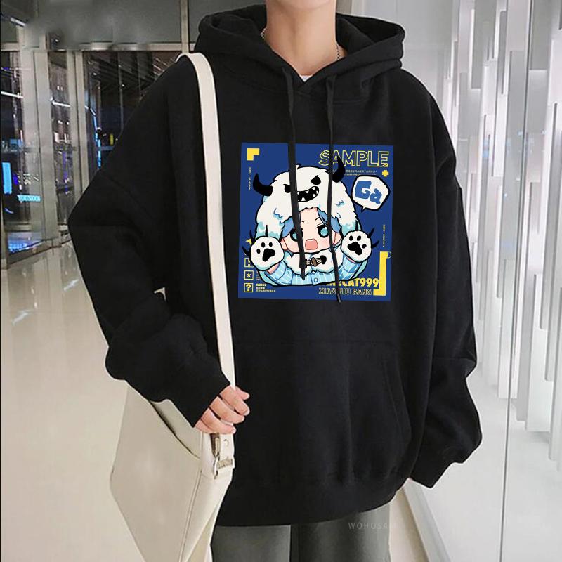 Japan Anime SK8 The Infinity Hoodies Women Harajuku Cartoon Skateboard Langa Graphic Winter Warm Fashion Oversized Sweatshirts