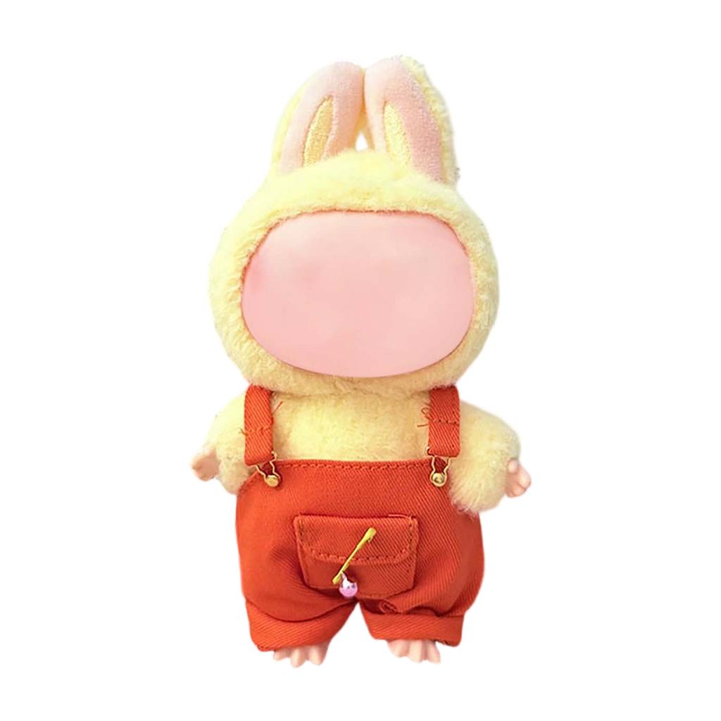 17cm Doll Clothes Overalls Baby Pendant Clothes Suspender Pants Clothes Replacement Trend Gift