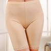 Lässige Damen Baumwollspitze Sicherheits-Flachshorts Elastische Unterwäsche Yoga Leggings Unterrock Höschen
