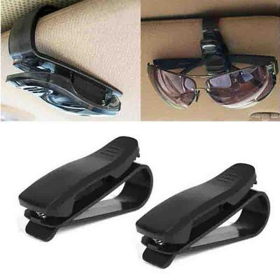 2/1Pc Universal Car Sun Visor Glasses Sunglasses Ticket Receipt Card Clip Storage Holder Vehicle Car Accessories