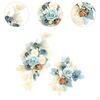 2 Pieces Floral Swag for Wedding Arch with Artificial Flowers