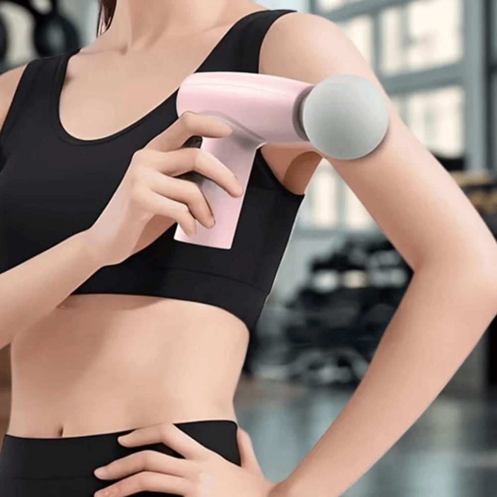 Soft Massage Head Mini Fascia Massager Handheld Muscle Massage Machine  Fitness Equipment