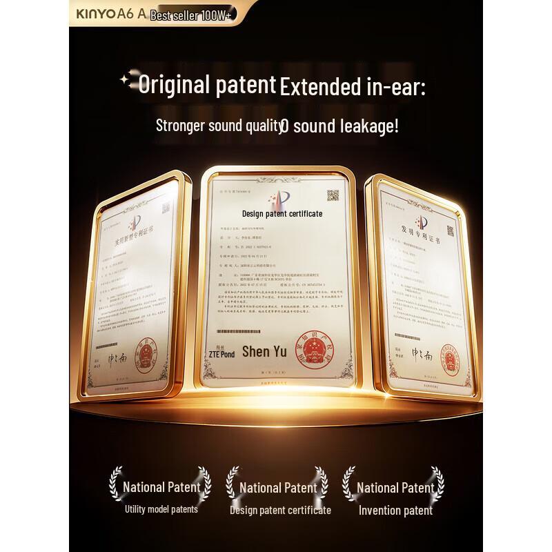 Jinyun A6 AI Open-Ear Bluetooth Headphones