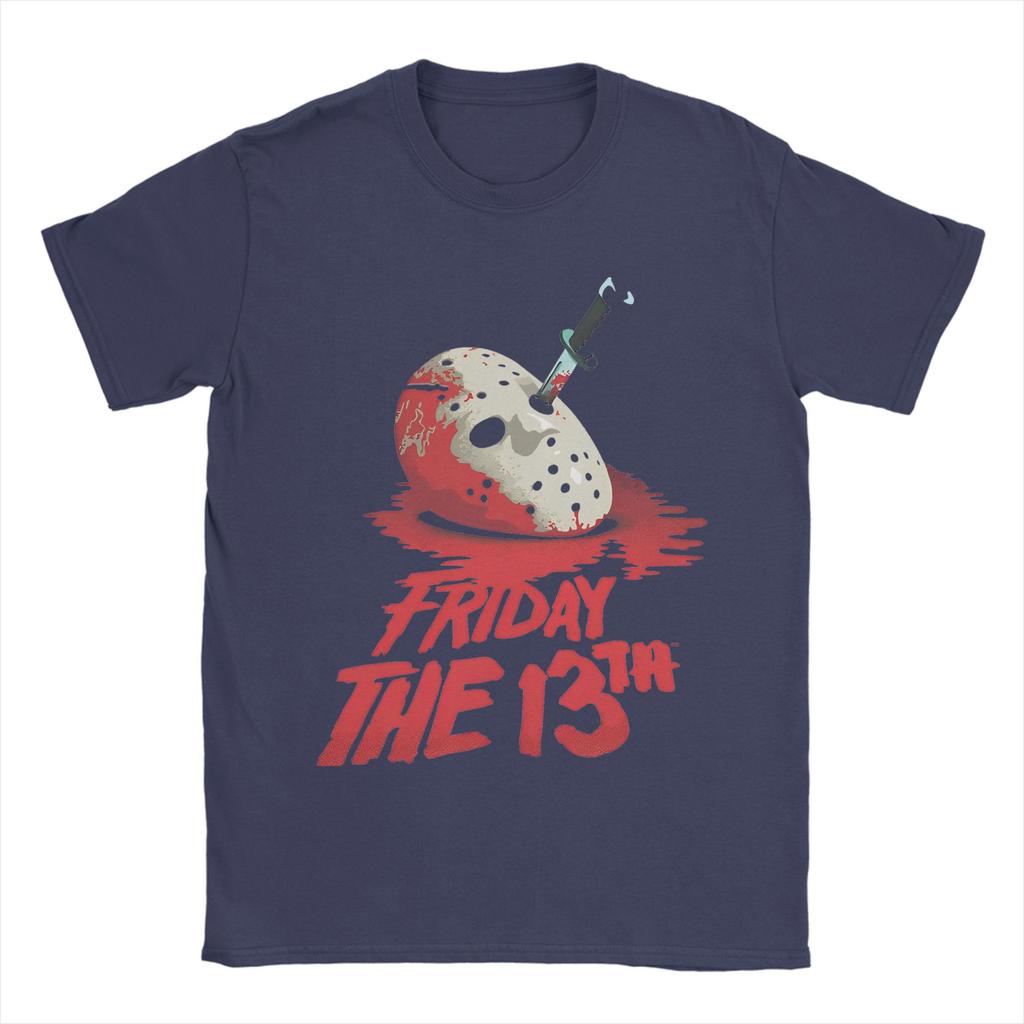 Jason Voorhees Friday 13th Horror T Shirt Men Women Cotton Vintage TShirt Crew Neck  Tee Shirt Short Sleeve Clothes Plus Size