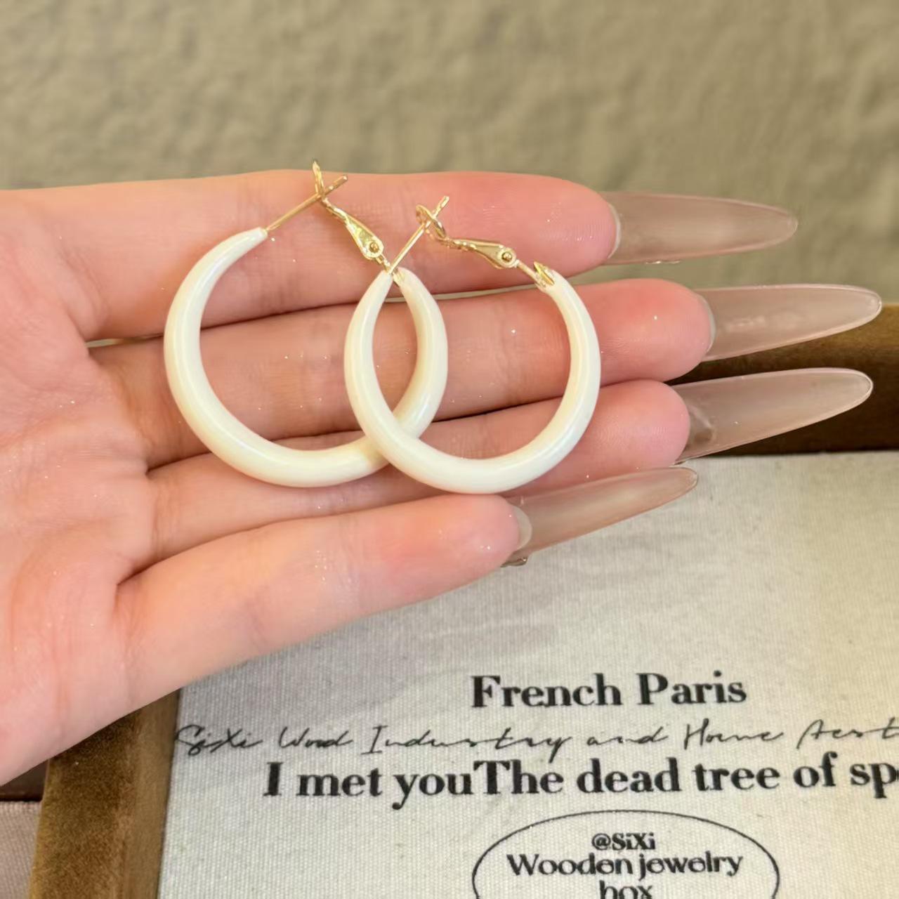 Желтый Геометрический Набор Серег-Пусетов и Каффов - Летний Стиль