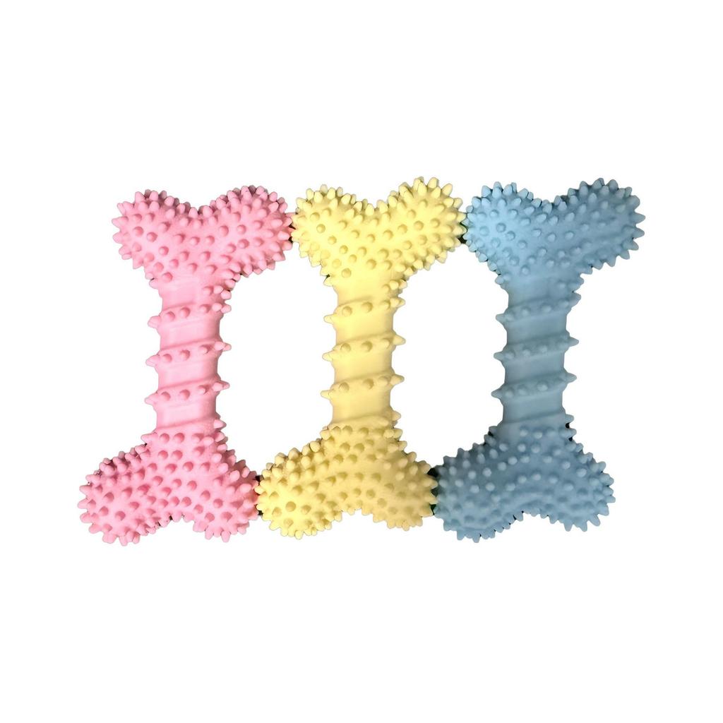 Durable TPR Teething Dog Toys for Golden Retrievers and Corgis - Bite-Resistant Cleaning Sticks and Balls