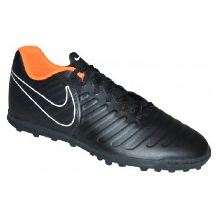 Nike Tiempo Legend 7 Club TF Black Total Orange Men's Soccer Shoes AH7248-080