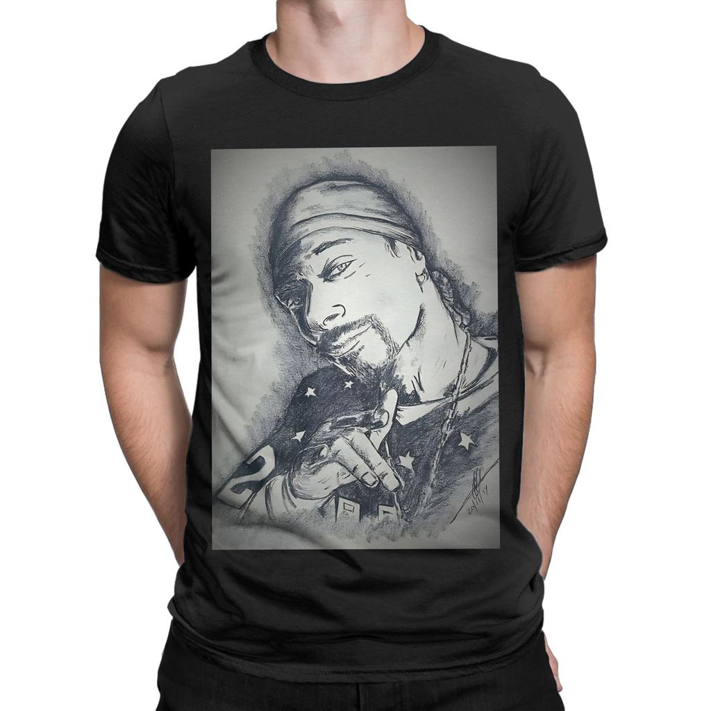 Snoopy Funny 100 Cotton TShirt snoop dogg Tees Tops For Unisex
