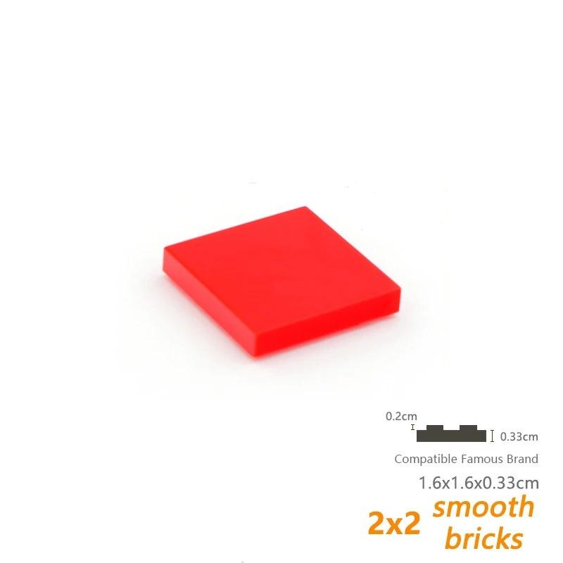 10PCS Puzzle Particle 3068 2x2 Tire Building Blocks Kit High-Tech Board Light Panel Bricks Toys Children Gifts