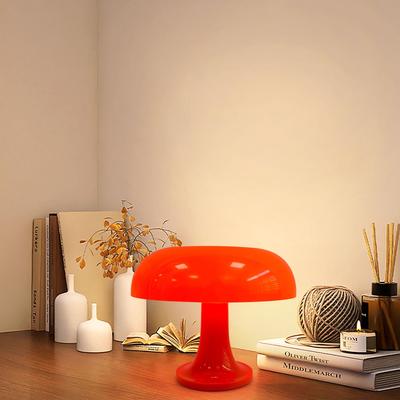 Nordic Mushroom Night Light Table Lamp: Minimalist Italian Design for Study, Bedroom, and Living Room