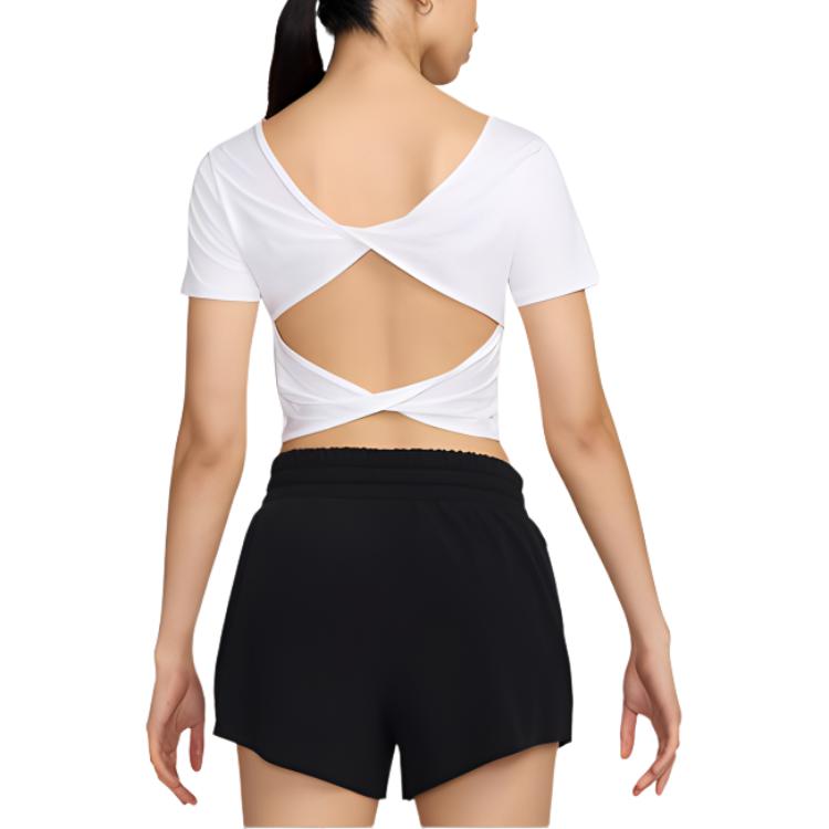 Nike T Shirts Women's White Crew Neck Moderate Other FN2852-100
